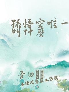 孙悟空唯一真名叫什么