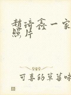 赵琦鑫一家三口照片