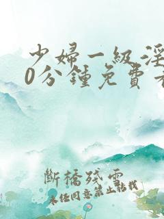 少妇一级淫片60分钟免费看