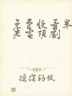 免费收看半暖时光电视剧