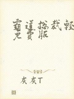 霸道总裁轻点爱免费版