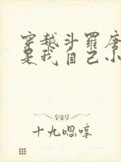 穿越斗罗唐三竟是我自己小说