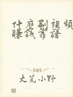 什么刷视频软件赚钱靠谱