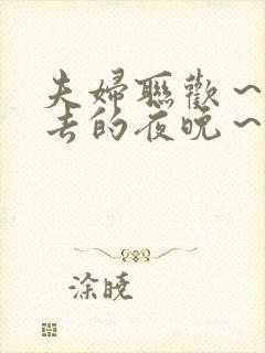 夫妇联欢～回不去的夜晚～》