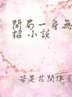 开局一身无敌大招 小说