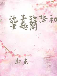 沈青玫降初嘉措笔趣阁