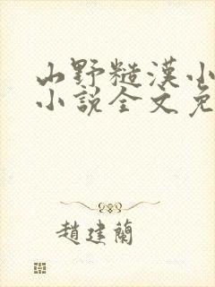 山野糙汉小娇娘小说全文免费阅读