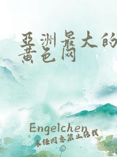 亚洲最大的成人黄色网