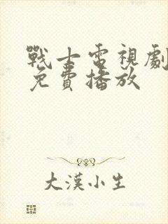 战士电视剧全集免费播放