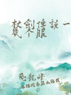 杖剑传说一天开几个服