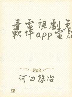 看电视剧免费的软件app电脑版