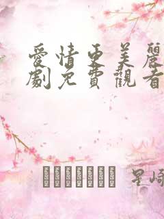 爱情更美丽电视剧免费观看全集