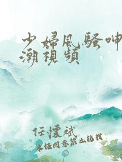 少妇风骚呻吟高潮视频