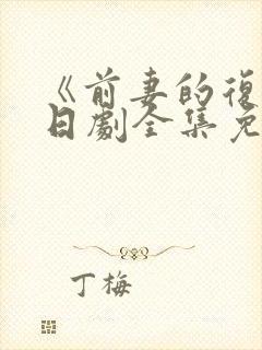 《前妻的复仇》日剧全集免费