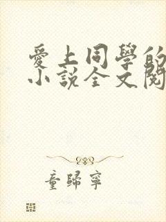 爱上同学的妈妈小说全文阅读