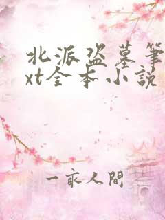 北派盗墓笔记txt全本小说