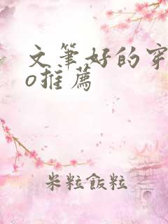 文笔好的穿书po推荐