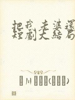 把我老婆还给我短剧大结局