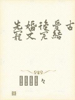 先婚后爱古言甜宠文完结