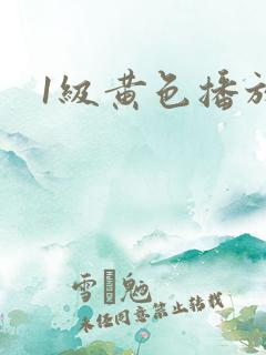1级黄色播放片