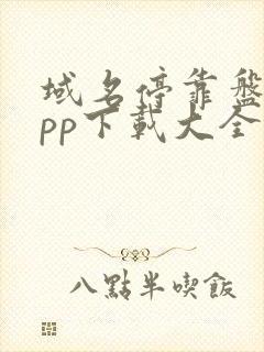 域名停靠盘他app下载大全