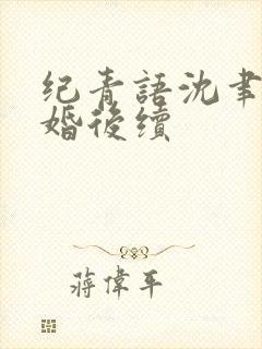 纪青语沈聿风离婚后续