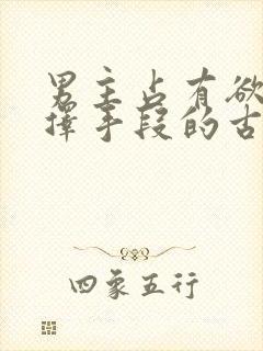 男主占有欲强不择手段的古言