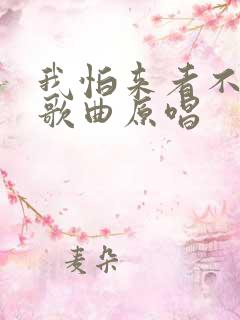 我怕来者不是你歌曲原唱