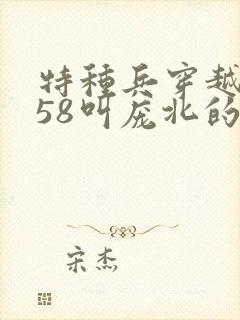 特种兵穿越1958叫庞北的小说