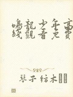 鸣龙少年高清在线观看免费观看