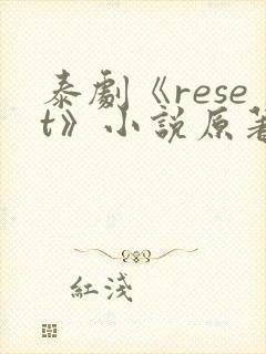 泰剧《reset》小说原著