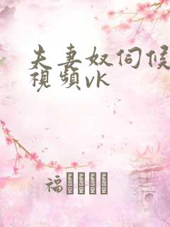 夫妻奴伺候女主视频vk