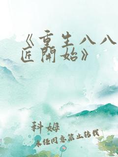 《重生八八从木匠开始》