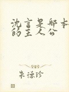 沈言是哪本小说的主人公