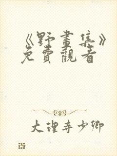 《野画集》漫画免费观看