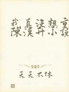 我真没想重生啊陈汉升小说版免费