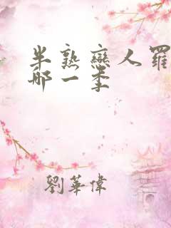 半熟恋人罗拉是哪一季