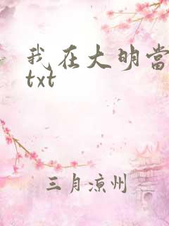 我在大明当暴君txt