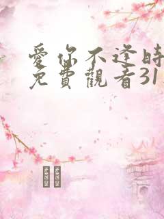 爱你不逢时短剧免费观看31集播放