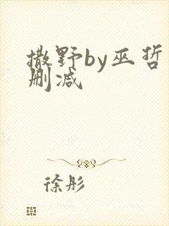 撒野by巫哲未删减