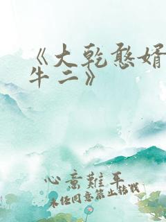 《大乾憨婿皖南牛二》