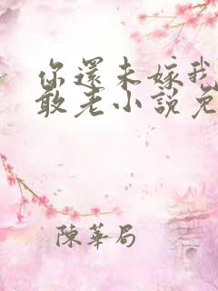 你还未嫁我怎么敢老小说免费阅读