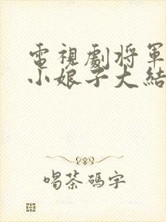 电视剧将军家的小娘子大结局