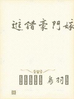 进错豪门嫁对郎