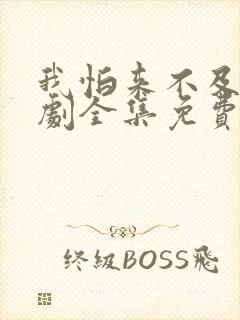 我怕来不及电视剧全集免费观看