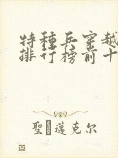 特种兵穿越小说排行榜前十名完结篇