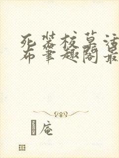 死装校草活该抹布笔趣阁最新章节更