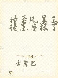 扫毒风暴王辉最后怎么样了