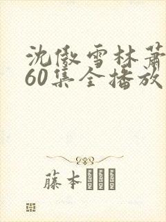 沈傲雪林萧短剧60集全播放最新章节