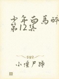 少年白马醉春风第12集